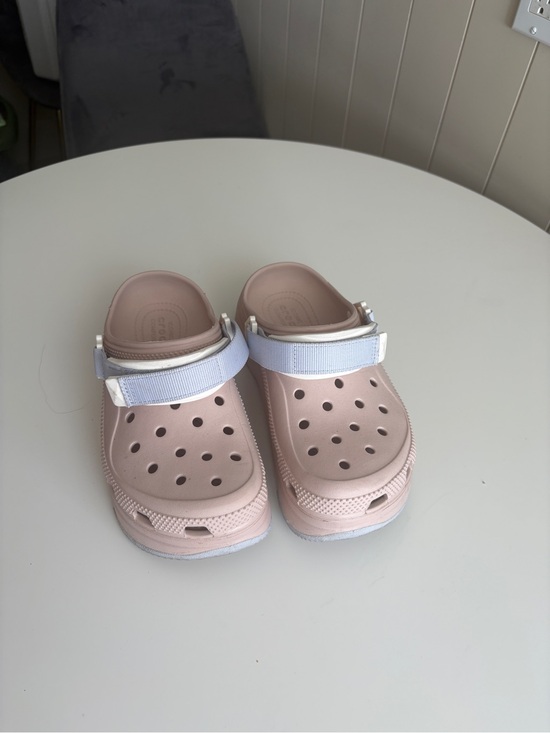 CROCS Shoes - Classic Hiker Xscape Lightweight Pink Clog Sandals with Adjustable Strap